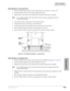 Page 175DK424 Installation
Cabinet Floor Mounting
Strata DK I&M 5/995-25
DK424 Installation
Bolt Cabinets to a Concrete Floor
1. Mount the DK424 Base Cabinet on Floor Mount Fixtures (see Figures 5-13 and 5-16).
2. Position the Base Cabinet at the selected installation location.
3. Mark the floor where holes will be drilled. Move the Base Cabinet prior to drilling.
NoteCover the Base Cabinet with a drop cloth to protect the power equipment from dust 
created during drilling.
4. Use a hammer drill to make holes...