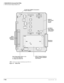 Page 250DK40i/DK424 Universal Slot PCBs
PEPU2 External Page Interface Unit
7-16Strata DK I&M    5/99
Up
PESU
P60
P50 P40
W9
P10
P20
ESTS
P70 P80Optional
EOCU, Equip.
for OCA
Feature
Backplane 
Connector
ESTS:  Standard Telephone
Interface, Always Equipped
From Factory Ring Voltage Option (Ports 1 & 2):
L = Low Level (130V P-P)
H = High Level (190V P-P) 50-Pin 
Amphenol
Connector
(Female)
P90 LH
Note   
Connect two ringers maximum per port (H or L).
Cut W9 for 
Door Phone
Option (HDCB
on Circuit 5)
PESU
W7Cut W7...