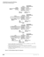 Page 332DK40i/DK424 Universal Slot PCB Wiring
Option Interface PCB Wiring Diagrams
8-38Strata DK I&M    5/99
Figure 8-37 DK RS-232 Modular Adapter Pin Configuration
8
2076 5 432
2
3
6
4
1
56
5
4
3
2
1RD
TD
DSR
DTR
DCD
SG
PPTC-9
RSIU/RSIS/RMDS
WSIU/TSIU/PIOU/PIOUS  PPTC-25FRSIU/RSIS/RMDS
WSIU/TSIU/PIOU/PIOUS 
6 7 8 92 3 4 51
Connect to PC 9-pin
COMX Port
Connect to PC 25-pin
COMX Port(female)
(female)
6
5
4
3
2
1SG
DCD
DTR
DSR
TD
RD
Modular Jack Pinout
(front view) DB9 Pinout
(front view)
3
2
6
20
8
76
5
4
3
2...