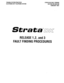 Page 576TOSHIBASYSTEM PRACTICES 
ELECTRONICKEYTELEPHONESYSTEM STRATADKFAULTFINDING 
SECTlON200-096-500 
FEBRUARY1991 
Stratalzx 
RELEASE 1,2, and 3 
FAULT FINDING PROCEDURES  