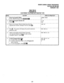 Page 638REMOTEADMIN &MAlNTPROCEDURES 
SECTlON200-096-600 
FEBRUARY1991 
TABLERM-W 
PROGRAM38 
ELECTRONICTELEPHONEBUTTONSTRIPTYPE 
ITEP ACTION 
DISPLAY/PRINTOUT 
1 Enter the Program Mode >MODE PROG 
At the >MODE prompt, enter 1 m 1 1 
q P 
2 Enter the Program Number 38 P 38 
Press 
q . P38 
3 Refer to the System Record Sheet and enter the P38 00 
required port number. Example: Port 00, enter 1 a 
4 Press1 . The system will display the present electronic P38 00# 31 
telephone code. 
5 Refer to the System Record...