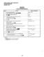 Page 639REMOTE ADMIN & MAINT PROCEDURES 
SECTION 200-096-600 
FEBRUARY 1991 
TABLE RM-X 
PROGRAM 39 
FLEXIBLE BUTTON ASSIGNMENT 
;TEP ACTION 
DISPLAY/PRINTOUT 
1 Enter the Program Mode >MODE PROG 
At the >MODE prompt, enter i 0 H H 
q . P 
2 Enter the Program Number 39 P 39 
Press 
q . P39 
3 Refer to the System Record Sheet and enter P39 00 
the required port number. 
Example: Port 00, enter 1 1. 
4 Press B P39 00 # 
5 Refer to the System Record Sheet and enter P39 OO# 01 00 
the key number. 
Example: Key 01,...