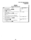 Page 642REMOTEADMlN&MAlNTPROCEDURES 
SECTION 200-096-600 
FEBRUARY1991 
TABLERM-Zl 
PROGRAM69 
VERIFIABLEACCOUNTCODEENTRY 
I 
iTEP ACTION 
DISPLAY/PRINTOUT 
1 Enter Program Mode >MODE PROG 
At the >MODE prompt, enter i a m H 
q . P 
2 Enter Program Number 69 P 69 
Press 
q . 
P69 
3 Refer to the System Record Sheet, and enter the required code P69 001 Nknnm-N 
number (000 - 299). 
Example: code number 001; Enter: B 10. 
The system will display the present account code number 
assigned to 001. 
Note: 
The number...