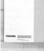 Page 65TOSHIBA 
C. Toshiba America Information Systems, In-. 
Telecommunication Systems Division 
9740 Irvine Boulevard, Irvine, CA 
92718 
Item Number: 4 0 1 6 1 10 
D26-UG-DKTLCDR,a  