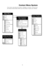 Page 14 9 Contact Menu System 
This section describes the options available in Contact. Choose from 
the menus shown below when you call Contact to open your mailbox. Listen OptionsSave
Review
EraseOptions
1ABC2DEF3Reply
ForwardEnvelope
RewindPause
Fast Forward
GHI4JKL
5
MNO6PRS
7TUV8WXY9
Memo
GreetingTemp Greeting
Passcode
NameNotify
DEF3GHI4JKL
5MNO6PRS
7TUV8Listen
Send
Options
1ABC2
Main Menu
#
Select Destination/
Record MessageMailbox Number
DirectoryErase Last Number
Start/Stop RecordingWXY9
#
*
Universal...