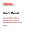 Page 1User's Manual
Satellite C50-A/C50D-A
Satellite C55-A/C55D-A
Satellite Pro C50-A/C50D-A
Series  