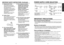 Page 5Before Using
89
If your line voltage is 220 to 240V, use one of the following types of cable.Plug
configurationPlug type
Australian
240V
10A
North American240V
15A Switzerland
240V
6A Line voltage
EURO
UK220 – 240V
220 – 240V200 – 240V
200 – 240V 200 – 240V
Plug
configurationPlug type Line voltage
Use a 5A fuse which is approved by ASTA 
or BSI to BSI362.
Always replace the fuse cover after 
changing the fuse.IMPORTANT PRECAUTIONSSave Original Packing MaterialsThe original shipping carton and packing...