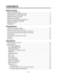 Page 1414
CONTENTS
Before Using
SAFETY PRECAUTIONS ................................................................................................. 2
IMPORTANT SAFETY INSTRUCTIONS .......................................................................... 4
POWER SUPPLY CORD SELECTION ............................................................................. 9
IMPORTANT PRECAUTIONS .......................................................................................... 9
EXEMPTION CLAUSES...