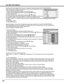 Page 3232
Adjusting whiteness degree of white color of projected images (Setting COLOR TEMPERATURE)
One of preset color temperatures (degree of white color) is selected with menus.
(Refer to Page 25 for setting menus.)
1. Reveal the professional-use picture quality setting menu.
2. Select “COLOR TEMPERATURES” by pressing {, } buttons.
3. Press ENTER button.
4. Select a desired color temperature by pressing {, } buttons..
Åú A favorable color temperature depends on each one’s preference. Generally, 9300 is...