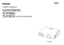 Page 1TLP780U
3LCD DATA PROJECTORTLP780U
TLP781U 
(WITH DOCUMENT IMAGING CAMERA)
OWNER’S MANUAL 