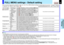 Page 5151
Adjustments &
Settings
Reset
The settings of FULL MENU [Default setting] are returned to the factory default setting
EXEC.
Projection mode
Standard
The projector placement is set to the floor-mounted front projection mode
SET
Rear
The projector placement is set to the floor-mounted rear projection mode
SET
Ceiling
The projector placement is set to the ceiling-mounted front projection mode
SET
Rear ceiling
The projector placement is set to the ceiling-mounted rear projection mode
SET
No signal...