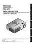 Page 1OWNER’S MANUAL
TDP-XP1
In the spaces provided below, record the Model and Serial No. located at the bottom of 
your projector.
Model No.                                       Serial No.                                  
Retain this information for future reference.
Others
Maintenance
Operations
Preparations
Before Using
DATA PROJECTOR 