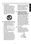 Page 77
Before Using
Introduction
17.   Accessories
Do not place this product on an 
unstable cart, stand, tripod, brack-
et, or table. The product may fall, 
causing serious injury to a child 
or adult, and serious damage to 
the product. A product and cart 
combination should be moved with 
care. Quick stops, excessive force, 
and uneven surfaces may cause 
the product and cart combination 
to overturn.
S3125A
18.		
Damage 	Requiring 	Service
Unplug this product from the wall 
outlet and take the product to...