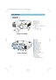 Page 1212
Part Names Part Names
Projector
1Elevator button
2Elevator foot
3Remote sensor
4Lens cap
5Lens
The picture is projected from
here.
6Filter cover
An air filter is inside.
ARGB port
BM1-D port
CBNC port
D
AUDIO IN 1 port
EAUDIO IN 2 port
FCONTROL port
GNETWORK port
HAUDIO IN R/L port
IVIDEO IN port
JS-VIDEO port
KCOMPONENT port
LRGB OUT port
MAUDIO OUT port
7REMOTE CONTROL port
8DC OUT port
9AC Inlet
0Power switch
-Control buttons
See the following page.
Projector (Front/Right)
Projector (Rear/Left)
IN...