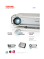 Page 1| t360  
IT’S THE 
COLOURIT’S THE 
BRILLIANCEIT’S YOUR
CHOICE
  3,500 ANSI-lumens
   High security by 
 password-function 
  and panel lock
  BrilliantColor™ and NCE4™
DLP™ and the DLP logo are registered trademarks of Texas Instruments
and Brilliant Color™ is a trademark of Texas Instruments.
NCE 4™: Colour optimization by Toshiba
2_SEITER T360(e)06_08.indd   12_SEITER T360(e)06_08.indd   106.08.2008   11:25:04 Uhr06.08.2008   11:25:04 UhrProzessfarbe CyanProzessfarbe CyanProzessfarbe...