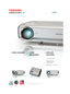 Page 1| t420  
NEW COLOURS MORE 
BRILLIANCELIFE-LIKE
PICTURES
  4,000 ANSI-lumens
   High security by 
 password-function 
  and panel lock
  BrilliantColor™ and NCE 4™
DLP™ and the DLP logo are registered trademarks of Texas Instruments
and Brilliant Color™ is a trademark of Texas Instruments.
NCE 4™: Colour optimization by Toshiba
2_SEITER T420(e)06_08.indd   12_SEITER T420(e)06_08.indd   106.08.2008   11:33:01 Uhr06.08.2008   11:33:01 UhrProzessfarbe CyanProzessfarbe CyanProzessfarbe MagentaProzessfarbe...