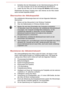 Page 792. Schließen Sie den Netzadapter an den Gleichstromeingang (DC IN19 V) des Computer und an eine stromführende Steckdose an.
3. Laden Sie den Akku auf, bis die Anzeige  DC IN/Akku weiß leuchtet.
Wiederholen Sie diesen Vorgang zwei- oder dreimal, bis der Akku wieder seine normale Kapazität erreicht.
Überwachen der Akkukapazität Die verbleibende Akkuenergie lässt sich mit den folgenden Methodenüberwachen.
Klicken auf das Akkusymbol in der Windows-Taskleiste
Über den Batteriestatus im Windows Mobility...