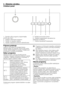 Page 4040SK
4  Obsluha výrobku
Ovládací panel
1	- 	Gombík 	voľby 	programu 	(najvrchnejšia	
poloha 	zap./vyp.)
2 	- 	Indikátor 	sledovania 	programu
3 	- 	Tlačidlo 	na 	reguláciu 	teploty
4 	- 	Tlačidlo 	nastavenia 	rýchlosti 	odstreďovania
1 2
7
6
5
4
3
5- 	Tlačidlá 	pomocných 	funkcií
6 	- 	Tlačidlo 	oneskoreného 	spustenia 	(na	
niektorých 	modeloch)
7 	- 	Tlačidlo 	Spustenie/Pozastavenie
Príprava prístroja
Uistite 	sa, 	že 	hadice 	sú 	pripojené 	tesne.	
Zapojte 	práčku 	do 	zásuvky. 	Prívod 	vody 	úplne...