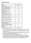 Page 55RO
Marca
Model
Capacitate(Kg)
Clasa eficienta energetica
Consum energie  kWh/ pe an*
Consum de energie 60°C bumbac incarcare completa si partial (kWh)
Consum de energie 40°C bumbac incarcare completa si partial  (kWh)
Consum pondere de putere in modul oprit si inactiv (W)
Consum mediu anual de apa litri/ pe an**
Clasa de eficienta a stoarcerii ***
Viteza centrifugare maxima rot/min.
Durata programului60°C bumbac incarcare completa si partiala  / min.
Durata programului 40°C bumbac incarcare partiala...