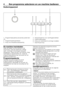 Page 1818 - FL
4 Een programma selecteren en uw machine bedienen
Bedieningspaneel
1	-	Programmakeuzeknop	(bovenste	positie	Aan/
Uit)
2	-	Programmaverloopindicator
3	-	Knop	voor	temperatuuraanpassing 4	-	Aanpassingsknop	voor	centrifugeersnelheid
5	-	Hulpfunctieknoppen
6	-	Knop	voor	startuitstel	(in	sommige	modellen)
7	-	Start/Pauze-knop
De machine inschakelenSteek	de	stekker	van	de	machine	in	het	
stopcontact.	Draai	de	waterkraan	volledig	
open.	Controleer	of	de	slangen	stevig	zijn	
aangesloten.	Plaats	de	was	in...