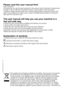 Page 22EN
Please read this user manual first!
Dear Customer,
We hope that you get the best results from the product which has been manufactured 
in state-of-the-art plants and passed through a strict quality control procedure.
Therefore, please read the entire user manual carefully before using the product and 
keep it as a reference for future use. In case of transferring the product to someone 
else, give the manual as well.
The user manual will help you use your machine in a 
fast and safe way.
• Read the...