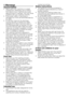 Page 2
2 - EN
1 Warnings
General Safety•  Never place your machine on a carpet covered floor. Otherwise, lack of airflow from below of your machine may cause electrical parts to overheat. This may cause problems with your washing machine.•  If the power cable or mains plug is damaged you must call Authorized Service for repair.•  Fit the drain hose into the discharge housing securely to prevent any water leakage and to allow machine to take in and discharge water as required. It is very important that the...