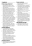 Page 38
38 - LT
1 Įspėjimai
Bendri saugos reikalavimai•  Niekada nestatykite mašinos ant kilimu išklotų grindų. Kitaip po mašina nepakankamai cirkuliuoja oras, ir todėl elektrinės dalys gali perkaisti. Taip skalbimo mašina gali sugesti.•  Jeigu pažeistas maitinimo laidas arba kištukas, tiesiog paskambinkite į įgaliotąją techninės pagalbos tarnybą, kad pataisytų. •  Saugiai pritaisykite vandens žarną ant mašinos korpuse esančio vandens išleidimo antgalio, kad nebūtų pratekėjimų, o vanduo tinkamai patektų ir...