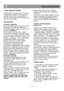 Page 42   
                                      
              
CZ                                                          Pokyny pro pouívání 
Tvorba ledových kostek 
 
Zaplňte podnos na kostky ledu ze ¾ vodou a 
umíst
ěte jej do mrazničky. Zmrzlé podnosy 
uvoln
ěte koncem ličky nebo podobným 
nástrojem; nepouívejte ostré p
ředměty, jako 
jsou noe nebo vidli
čky. 
 
Odmrazování 
 
A) Prostor chladničky 
Prostor chladni
čky se odmrazuje automaticky. 
Odmraená voda stéká do od
čerpávací 
trubice p
řes...