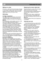 Page 12
 
 
 
 
 
 
 
 
 
 
 
 
 
 
 
 
 
 
 
 
 
 
 
 
 
 
 
 
 
 
 
 
 
 
 
 
 
 
 
 
 
 
 
 
 
 
 
 
 
 
 
 
GB                                                           Instruction for use 
Making ice cubes 
 
Fill the ice - cube tray 3/ 4 full with water and place 
it in the freezer. Loosen frozen trays with a spoon 
handle or a similar implement; never use sharp-
edged objects such as knives or forks. 
 
Defrosting 
 
A) Fridge compartment 
The fridge compartment  defrosts automatically. 
The defrost...