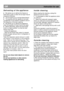 Page 11     
                                                             
 
  
  
  
 
6 
GB 
                                                            Instruction for use 
D e f r o s t i n g   o f   t h e   a p p l i a n c e  
 
 We advise you to defrost the freezer at 
least twice a year or when the ice layer has an 
excessive thickness.  
 The ice build-up is a normal phenomenon.  
 The quantity and the rapidity of ice build-
up depends on the ambient conditions and on  
the frequency of the door...