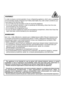 Page 3                                                             
WARNING! 
 
In order to ensure a normal operation of your refrigerating appliance, which uses a completely 
environmentally friendly refrigerant the R 600a (fl ammable only under certain conditions) you 
must observe the folloving rules: 
  Do not hinder the free circulation of the air aroun d the appliance. 
 Do not use mechanic devices in order to accelerate  the defrosting, others than the ones 
recommended by the manufacturer. 
  Do not...