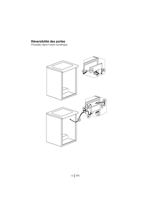 Page 37
H
G
D
E
IF
BCA
Réversibilité des portes
1SPDÏEF[EBOTMhPSESFOVNÏSJRVF
 