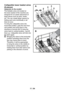 Page 2320
Collapsible lower basket wires 
(6 pieces)
(depends on the model)
The foldable wires (A) located at 
the lower basket of the machine are 
designed for an easier placement of 
large pieces such as pans, bowls, 
etc. You can create larger spaces by 
folding each wire individually or all 
them at once.
To bring the collapsible wires into 
horizontal position, grab the wire from 
mid position and push them in the 
directions of arrows (B) To bring the 
wires back to vertical position,  just lift 
them up....