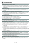 Page 3131EN
7 Troubleshooting
Programme cannot be started or selected. 
•  Washing machine has switched to self protection mode due to a supply problem 
(line voltage, water pressure, etc.). >>> Press and hold Start / Pause / Cancel 
button for 3 seconds to reset the machine to factory settings. (See "Canceling the 
programme")
Water in the machine.
•  Some water might have remained in the product due to the quality control 
processes in the production. >>> This is not a failure; water is not harmful to...