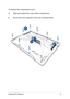 Page 7777
To reattach the compartment cover:
A. Align and reattach the cover of the compartment.
B. Secure the cover using the screws you removed earlier.
Notebook PC E-Manual   