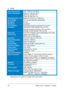 Page 34ASUS LCD TV Monitor T1 Series  24 
3. 27T1E 
Power Requirement 100 – 240V AC, 50 / 60 Hz 
Power Consumption Maximum: less than 85 W 
Stand-by: less than 2 W 
Power off: less than 1 W 
Dimensions (W x H x D) 666.5 mm x 515.2 mm x 229.9 mm 
Gross Weight 13.1 kg (with packing & accessories) 
Net Weight 9.3 kg 
Wall-Mount Applicable 
Environmental 
Conditions Operating temperature between 0°C and 40°C 
Operating humidity between 10% and 70% 
Storage temperature between -20°C and 60°C 
Storage humidity...