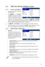 Page 15
3-1ASUS	M	Series	LCD	Monitor	
3.1 OSD (On-Screen Display) menu 
3.1.1	 How	to	reconfigure
1. Tap	the	MENU	button	to	activate	
the OSD menu. 
2. Ta p  ,	a n d	t o 
navigate  through  the  functions. 
H i g h l i g h t  t h e  d e s i r e d  f u n c t i o n 
a n d	t a p	t h e	M E N U	b u t t o n	t o	
activate	it.	If	the	function	selected	has	a	sub-menu,	tap  and  
again to navigate through the sub-menu functions. Highlight the desired sub-
menu	function	and	tap	the	MENU	button	to	activate	it.	
3. Tap ,...