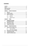 Page 2ii
Contents
Contents ........................................................................\
...............................ii
Notices ........................................................................\
.................................iii
Safety information  ........................................................................\
..............iv
Care & Cleaning ........................................................................\
...................v
Chapter 1:     Product introduction
1.1...