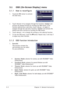 Page 223-2 3-23-2 3-2
3-2
Chapter 3: General Instruction Chapter 3: General InstructionChapter 3: General Instruction Chapter 3: General Instruction
Chapter 3: General Instruction
3.1 OSD (On-Screen Display) menu
3.1.1 3.1.13.1.1 3.1.1
3.1.1
How to reconfigure How to reconfigureHow to reconfigure How to reconfigure
How to reconfigure
1. Touch the  sensor to activate
the OSD menu.
2. Touch 
 and to navigate through the functions. Highlight and
activate the desired function by touching the 
 sensor. If the...