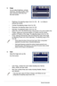 Page 14
3-2Chapter 3: General Instruction  

2.	 Image 	
 You can adjust brightness, contrast,  
sharpness, saturation,position (VGA  
only), and focus (VGA only) from  
this main function. 
 
 •  
 Brightness: the adjusting range is from 0 to   00.   is a hotkey to    
 activate this function.
 •   Contrast: the adjusting range is from 0 to   00.
 •   Sharpness: the adjusting range is from 0 to   00.
 •   Saturation: the adjusting range is from 0 to 00. 
Swith ON or OFF THE ASCR...