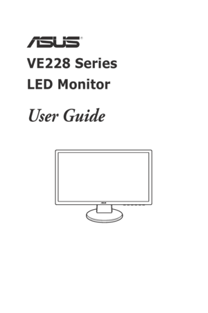 Page 1  
VE228 Series  
LED Monitor
User Guide
 