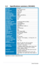 Page 18
3-4Chapter	3:	General	Instruction		

3.2	 Specifications	summary	(VE246H)
Panel.TypeTFT	LCDPanel.size24"	(16:9)	wide	screenMax..Resolution1920	x	1080
Pixel.pitch0.27675	mmBrightness.(Typ.)250	cd/m2
Contrast.Ratio.(Typ.)1000:1Contrast.Ratio.(Max.)50000:1	(with	 ASCR	on)Viewing.angle(H/V).CR>10170˚/160˚Display.colors16.7	MResponse.time2	msSPLENDID™.Video.EnhancementYes
SPLENDID™.selection5	video	preset	modes	(by	hotkey)Auto.adjustmentYes	(by	hotkey)Color.temperature.selection5	color...