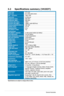 Page 18
3-4Chapter	 3: 	 General 	 Instruction 		

3.2	 Specifications	 summary 	 (VH203T)

Panel typeTFT	 LCDPanel size20"	 (16:9) 	 wide 	 screenMax.  resolution1600	 x 	 900
Pixel pitch0.2768	 mmBrightness (Typ.)250	 cd/m2
Brightness (Max.)300	 cd/m2
Contrast ratio (Typ.)1000:1Contrast ratio (Max.)10000:1 	 (with 	 ASCR 	 on)Viewing angle(H/V) CR>10160˚/160˚Display colors16.7	 MResponse time5	 msSPLENDID™ Video EnhancementYes
SPLENDID™ selection5	 video 	 preset 	 modes 	 (by 	 hotkey)Auto adjustmentYes...