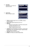 Page 17
3-3ASUS	 VH226 	 Series 	 LCD 	 Monitor 	

4.. Input . Select .
In	 this 	 function, 	 you 	 can 	 select 	 your 	
desired	 input 	 source.
(VH226H)
5.. System . Setup .
Allow	 you 	 to 	 adjust 	 the 	 system.
Volume:	 the 	 adjusting 	 range 	 is 	 from 	 0 	 to 	 100. 		is 	 a 	 hotkey 	 to 	
activate	 this 	 function. 	
Aspect. Control:	 adjusts 	 the 	 aspect 	 ratio 	 to 	 full 	 or 	 4:3. 	
OSD. Setup:	
Adjusts 	 the 	 horizontal 	 postition 	 (H-Position)/the 	 vertical 	 position 	
(V-Position)...