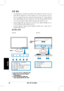 Page 64
62빠른 시작 안내 설명서
한국어

안전 정보
•	 모니터를	설정하기 	전에 	패키지에 	포함된 	모든 	문서를 	주의 	깊게 	읽어 	주십시오.			
•	화재와 	충격의 	위험을 	피하기 	위해 	모니터를 	비 	또는 	습기에 	노출시키지 	마십시오.		
•	 모니터는	라벨에	표시된	전압	사이에서만	작동시켜야	합니다.	가정에	공급되는	
전압	기준을	정확히	모르시면,	대리점	또는	지역	전력	회사에	문의해	주십시오.	
•	 지역	표준	전압	종류에	적합한	적절한	전원	플러그를	사용해	주십시오.
•	 안전한	작동을	위해	100-240V	AC가	표기되어	있는	적절한	콘센트를	가진	UL
이	표기된	컴퓨터와	함께	사용해	주십시오.		
•	 모니터와	관련하여	기술적인	문제가	발생하면,	인증된	서비스	기술자	또는	대
리점에	문의해	주십시오.
모니터 소개
전면부	 	 	 	 		 후면부	
1.	오디오	입력	포트
2.	AC	입력	포트	
3.	DVI	포트	
4.	VGA	포트	
지지대
123451234
스테레오...
