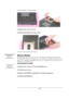 Page 3DISASSEMBLY PROCEDURE 
 2 - 3 
  
(3) Remove the 2 screws (M2*5).  
(4) Pull the Hard Disk out of the system.   
  
 
Please do not touch inside of the HDD module. 
 
Memor y Module 
The illustrations below show how to remove the Memory module from the notebook.     
The M2400 NE (ID1) Series Notebook comes standard with 256MB of RAM onboard.   
There is one expansion SODIMM socket for you to upgrade the total memory up to 
768MB with a 512 MB module 
Removing Memory module 
(1) Remove the 3 screws...