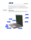 Page 2
                 service overview 
                                                                                        
1-2 
S62F Series Over view and Components 
The ASUS S62F Series Notebook is a  product combining the power of Intel® 
Pentium-M CPU. In this section, an overview for the S62F, along with its components, 
will be presented. 
 
S62F Over view OVERVIEW 
The illustrations below show the notebook’s ov erview from front view, right side view, 
left side view, and rear side view. Most of...