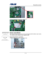 Page 23                   Disassembly procedure 
                                                                                        
 
                                              2 - 12 
      
 
6. Remove 2 screws and take away the modem board. 
 
 
Bottom Case Module 
The illustrations below show how to remove and disassemble the Bottom case module.   
The module contains Bluetooth board, speaker cable. 
 
Disassembling Bottom case Module 
1. Remove Bluetooth module from bottom case. 
   
 
 
 
BOTTOM...