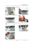 Page 24               Disassembly procedure 
                                                                                        
 
                                   
                                   2 - 24                               V1.0   
11. Tear off 4 pieces of tapes and remove the camera bezel. 
               
12. Remove 3 screws and take away the black bezel. 
               
13. Tear up the gray tapes on microphone and take away the whole camera&microphone 
module. 
               
 
  