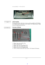 Page 3DISASSEMBLY PROCEDURE 
 2 - 3  
 
 
LCD module 
The illustrations below show how to remove and disassemble the LCD Module.  
The module contains LCD Panel, Inverter Board, LCD Hinge Bracket, Hinge 
Cover, LCD Bezel and LCD Cover. 
 
Removing LCD Module 
  
1. Release 4pcs screw on Base Door. 
2. Pull out Antenna Conn. 
3. Release 2pcs screw on rear Base Cover. 
4. Release 2pcs screw on side Base Cover. 
5. Release the screw of LCD ground cable. 
6. Pull out Antenna Cable, MIC Phone Cable , LCD Cable& LCD...